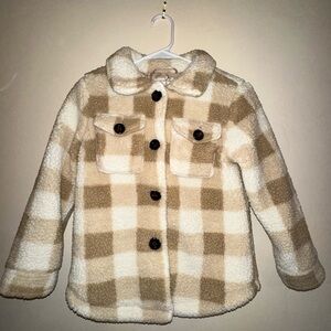 Urban Republic Girls Collection- Plaid Coat- size M 7-8